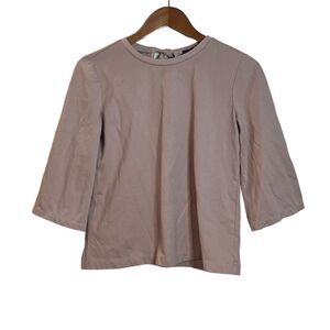 3 for‎ $30! Ann Taylor factory grey pink top. Size xs